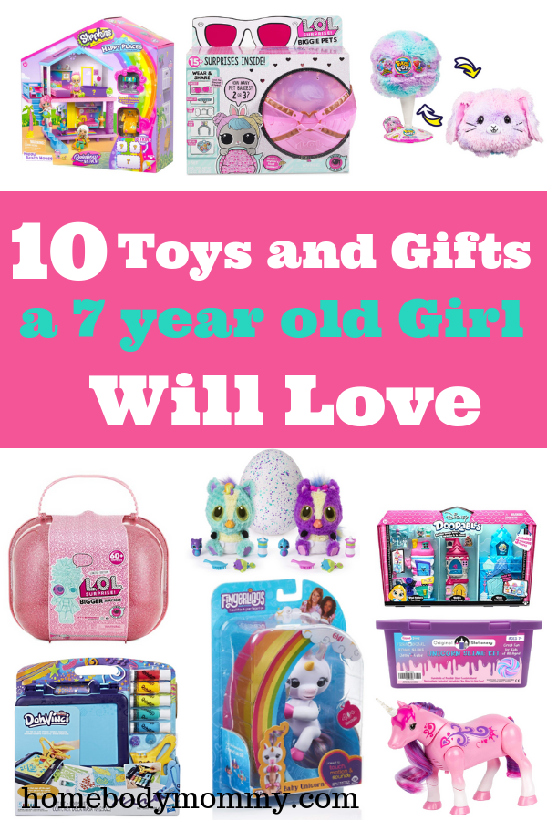 10 Toys and Gifts a 7 year old girl will love! An awesome gift guide including some of the hottest toys this year. Shopkins, Pikmi Pops, and L.O.L. Surprise Dolls.