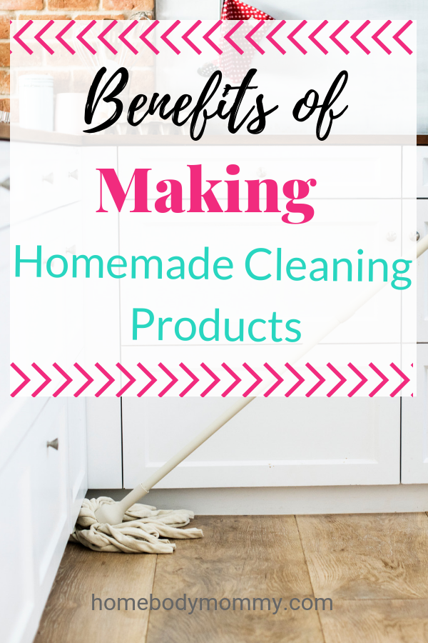 Homemade cleaning products have many benefits. Homemade cleaning product are cheaper, easy to make, non-toxic, and environmentally friendly