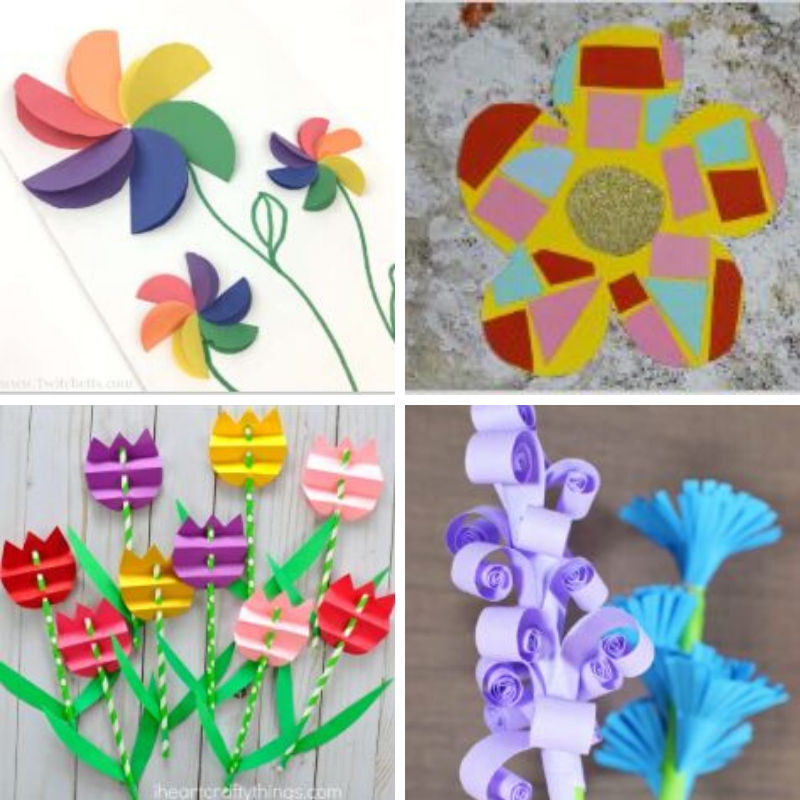 Here is a list of 20 easy Spring flower crafts for kids. Soon beautiful flowers will bloom. While we wait for the flowers to bloom why not create them.
