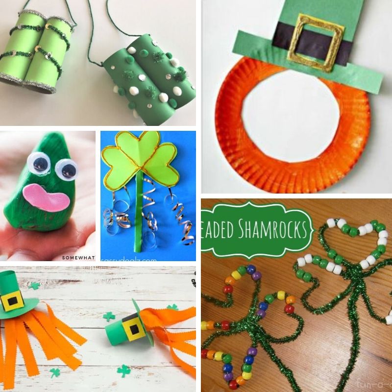 These St. Patrick's Day kids crafts are simple to make and the supplies are inexpensive to buy. Help your kids celebrate St. Patrick's Day with these cute craft ideas. 