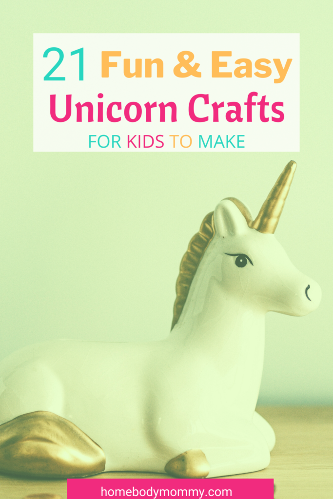 21 cute and easy unicorn crafts for kids to make. There are crafts your kids can use to decorate their room. Also, unicorn school supply crafts to brighten their school day.